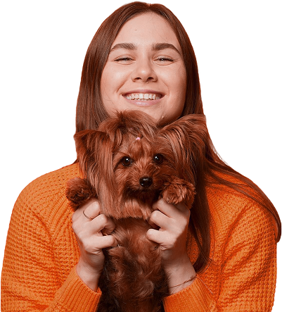 Pet feliz com proteção APet